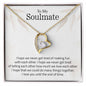 To My Soulmate | I Love You - Forever Love Necklace