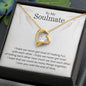 To My Soulmate | I Love You - Forever Love Necklace